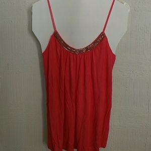 🍋Candies cndy apl Red spaghetti strap . NWT sz L. 🍋 3/$25 🍋